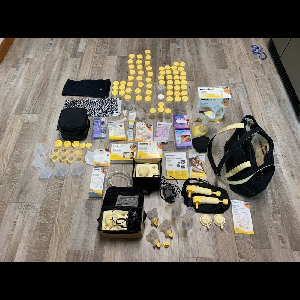 Huge medela pumping lot